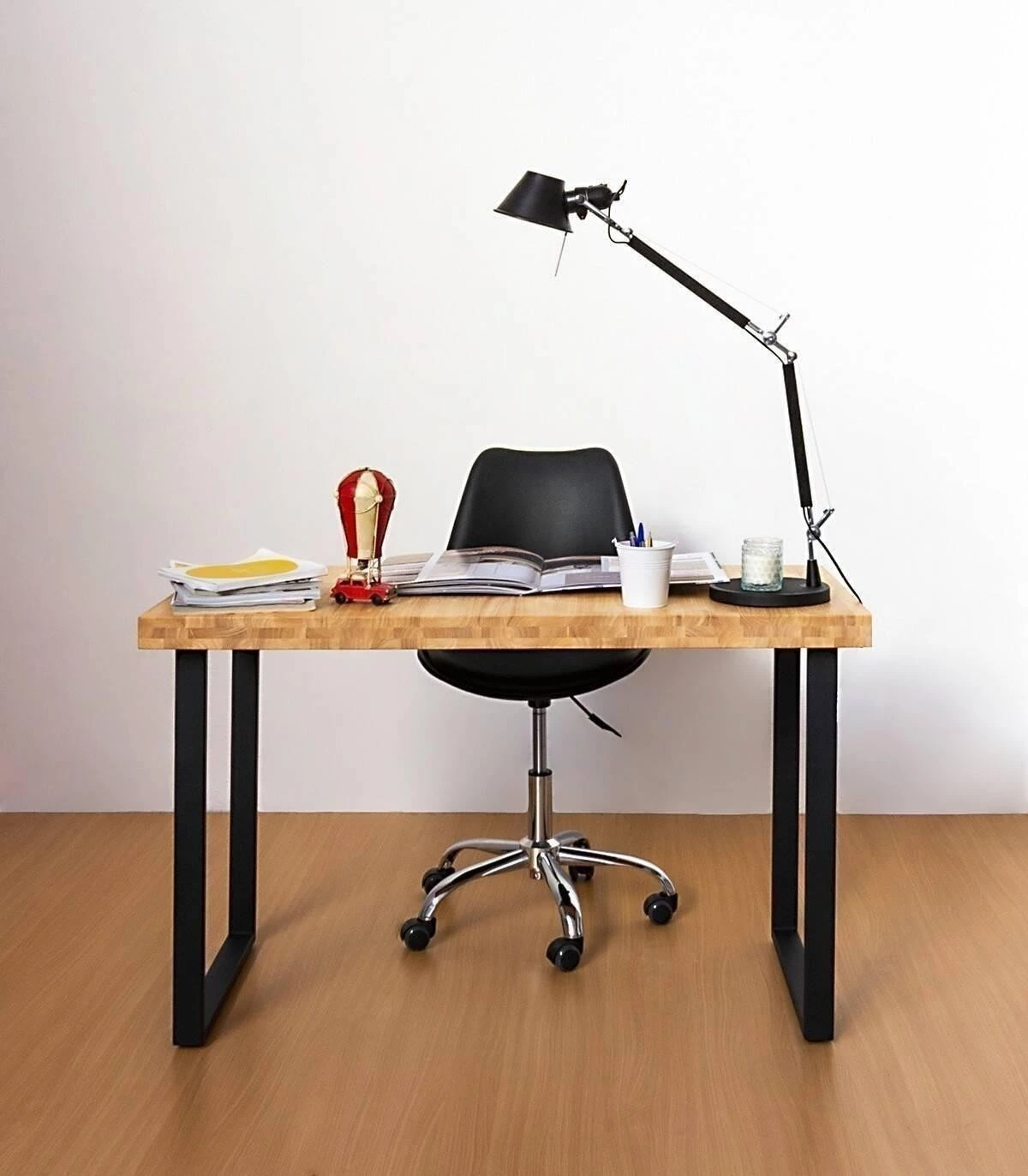 Escritorio de computadora 100% madera de pino, tablero de escritorio de  madera maciza de 2.0 in, escritorio de oficina en casa, escritorio de  estudio