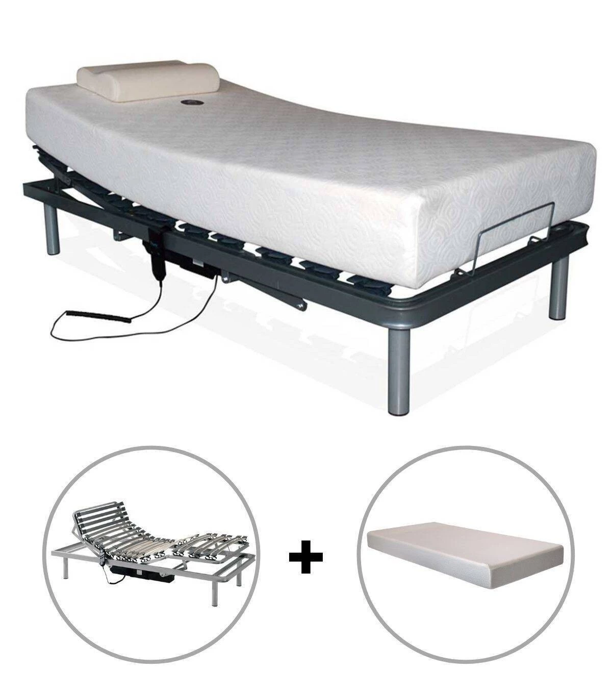 Pack ahorro de cama articulada y colchón